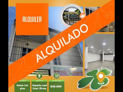 Oficinas y Locales Alquiler Santiago Del Estero Amplio Salon Primer piso Nuevo